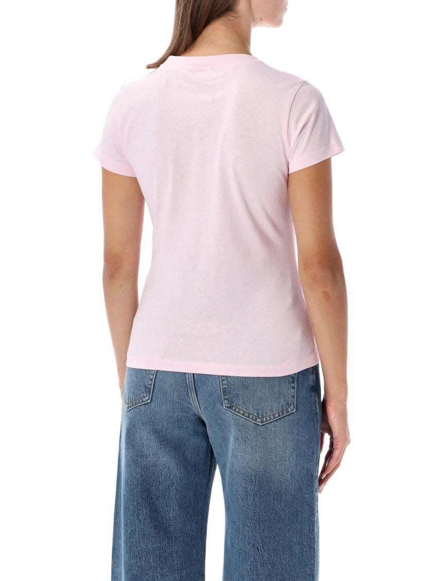 Light Pink Crew Neck T-Shirt 2