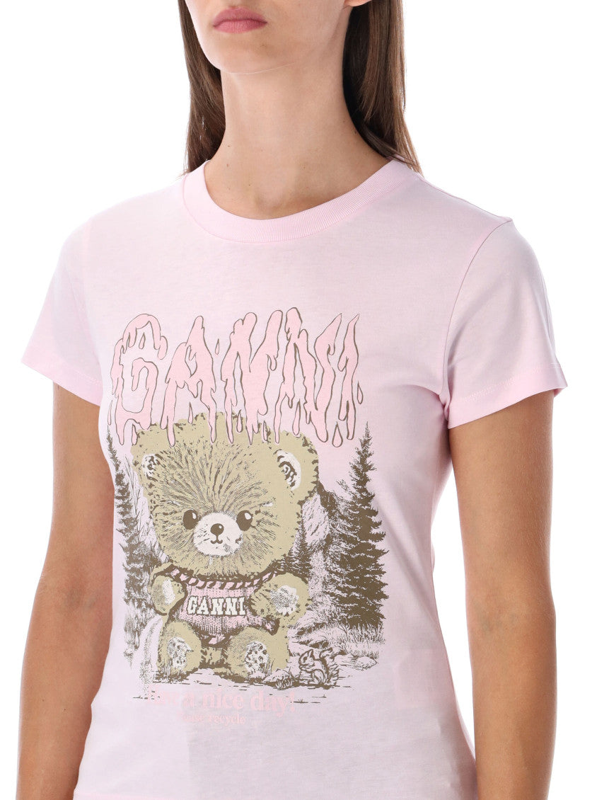 Light Pink Crew Neck T-Shirt 3