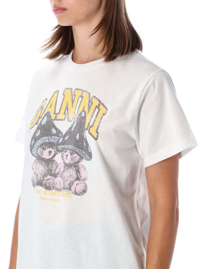 White Crew Neck T-Shirt 3