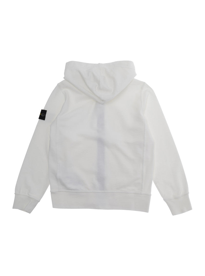 Kids White Cotton Hoodie 2