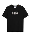 Boys Black Logo Shirt 1