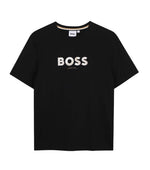 Boys Black Logo Shirt 1