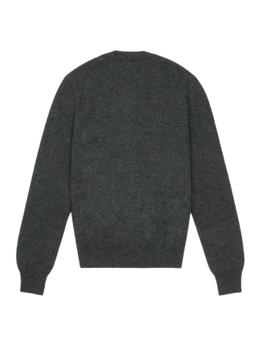 Grey Wool Cardigan 2