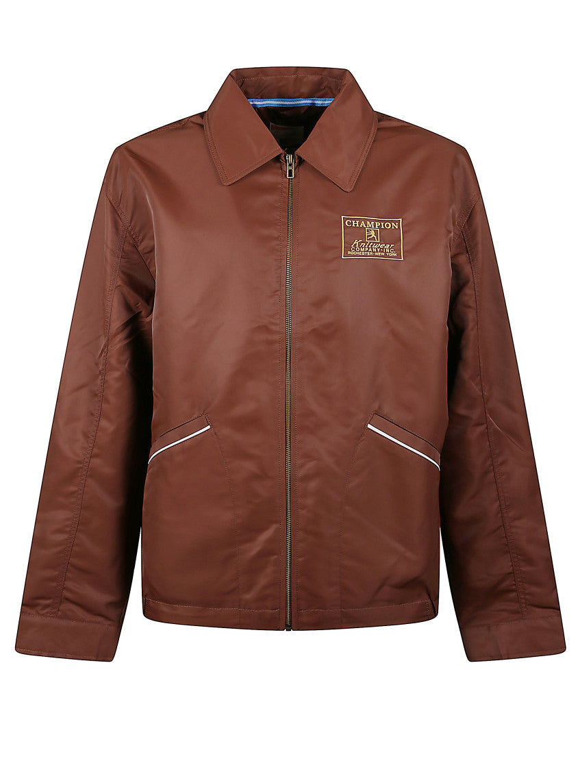 Brown Logo Jacket 1