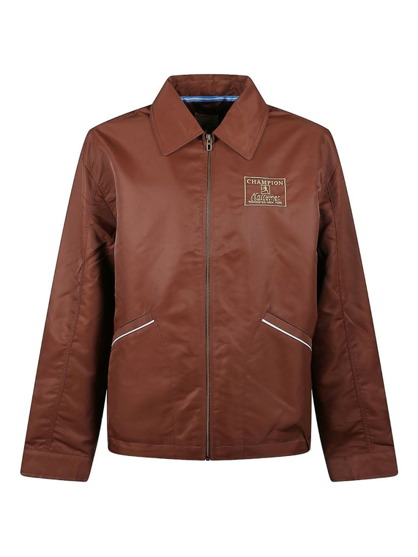 Brown Logo Jacket 5