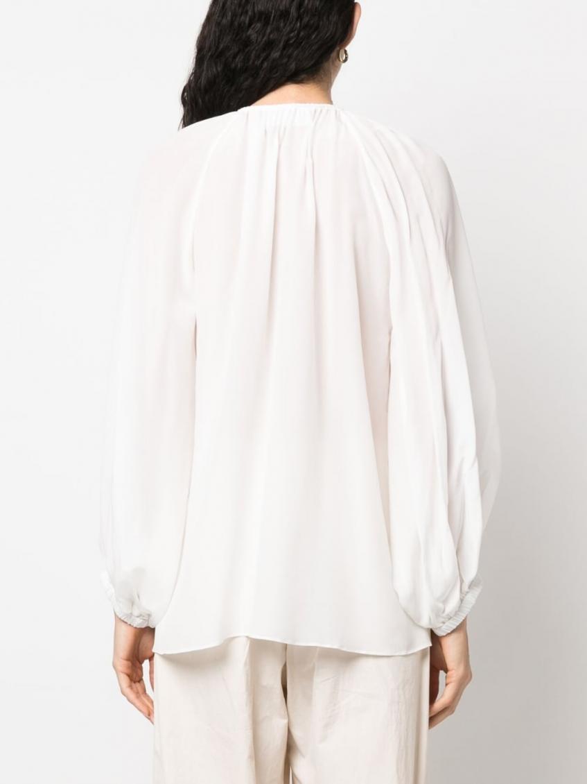 White Anita Blouse Top 5