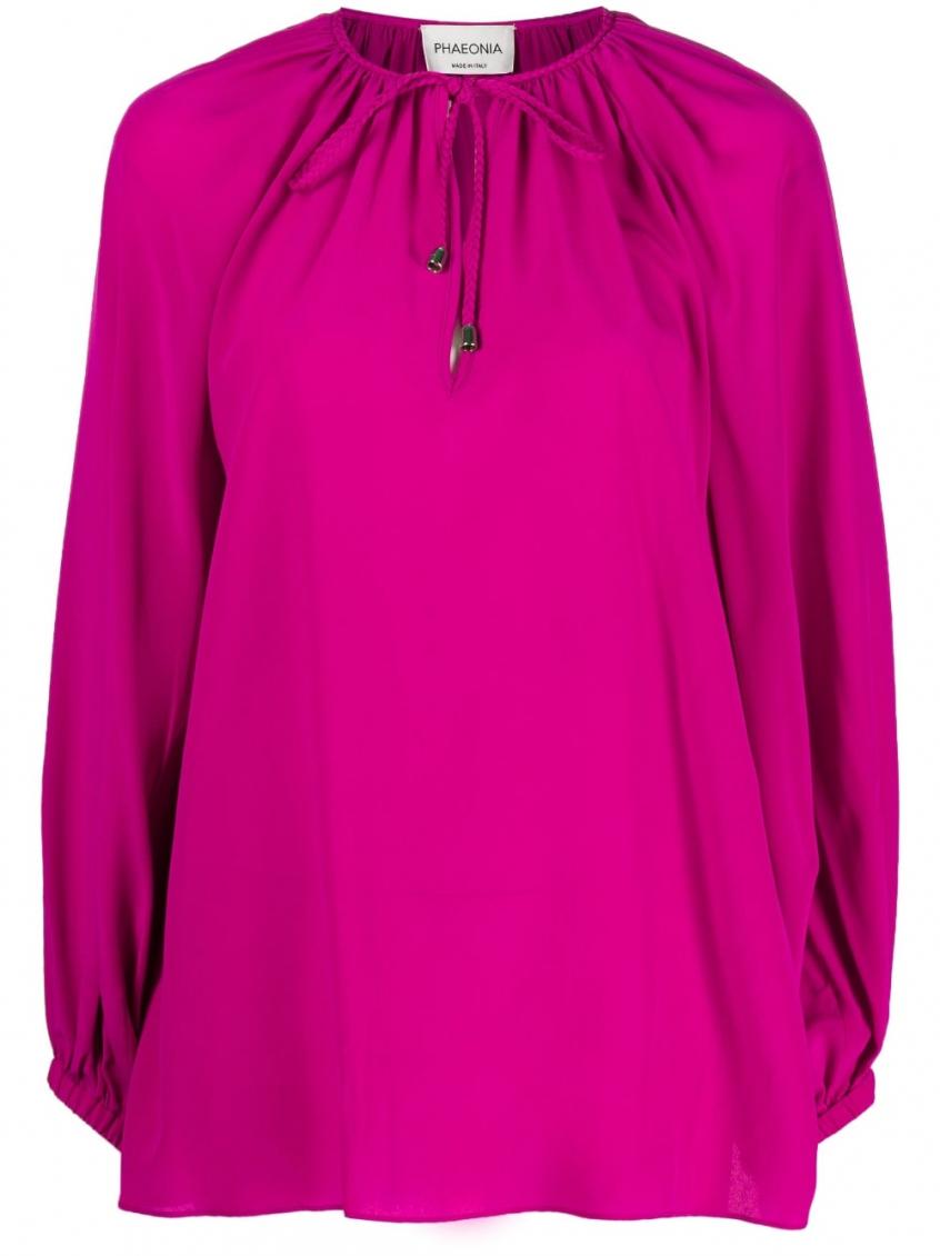 Fuchsia Anita Blouse Top 2