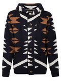 Black Ethnic Print Cardigan 1