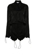 Black Logo Mini Dress 1