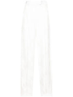 White Logo Trousers 1