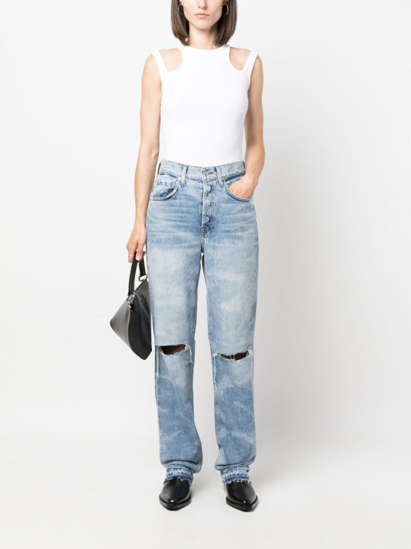 Blue Relaxed Fit Denim Jeans 4