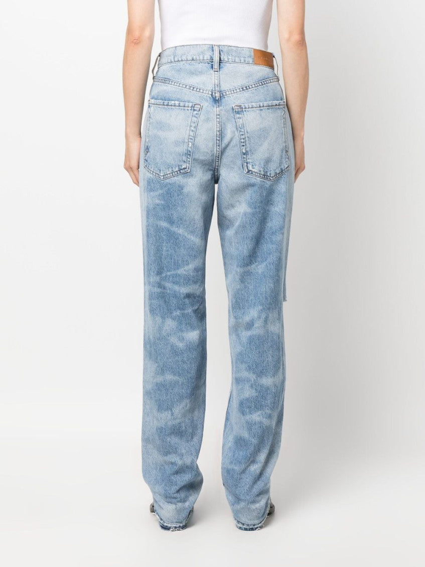 Blue Relaxed Fit Denim Jeans 5