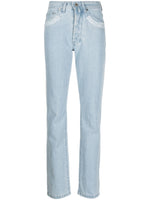 Sky Blue Patchwork Organic Cotton Jeans 1