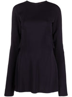 Black Flounced Mini Dress 1
