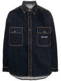 Navy Blue Denim Shirt 1