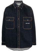 Navy Blue Denim Shirt 1