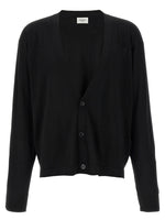 Black Wool Cardigan 1