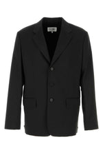 Black Single Breasted Blazer 1