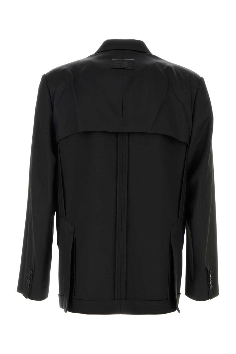 Black Single Breasted Blazer 2