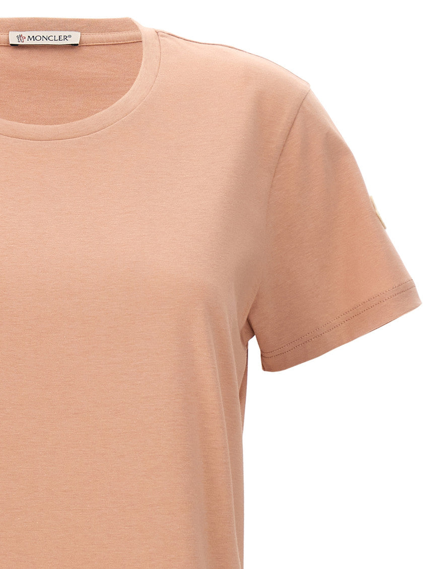 Pink Logo Patch T-shirt 3