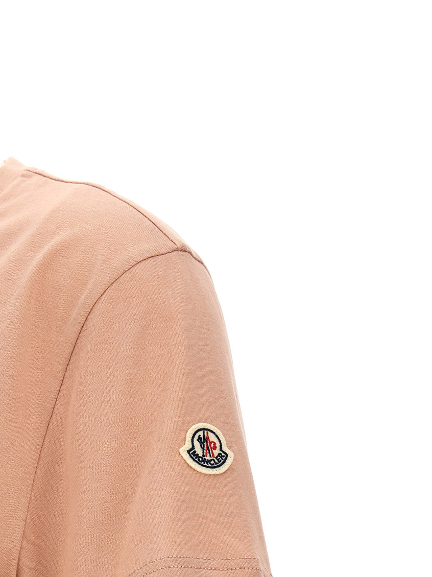 Pink Logo Patch T-shirt 4