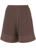 Brown Knitted Shorts 1