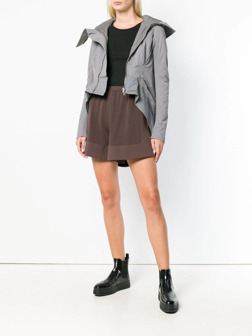 Brown Knitted Shorts 5