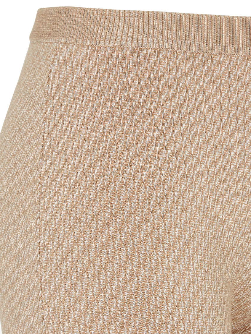 Beige FF wool shorts 3