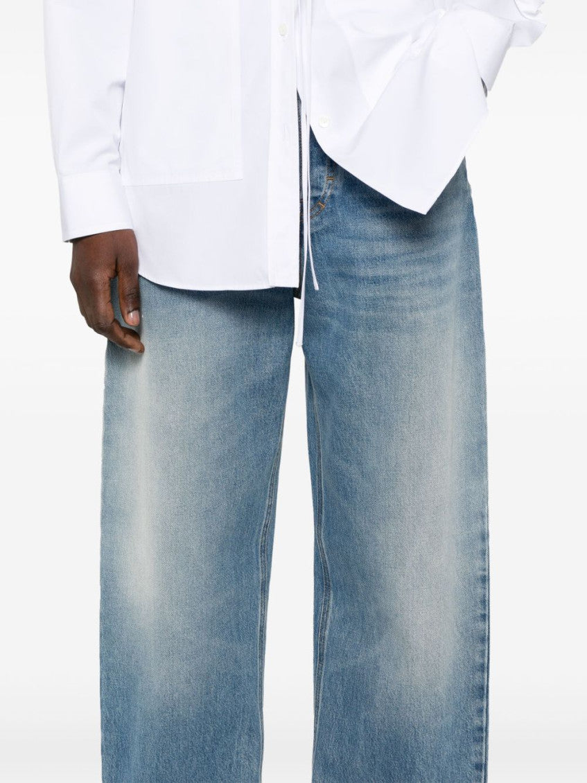Sky Blue Boyfriend denim cotton jeans 5