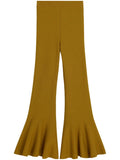 Green Godet Trousers 1