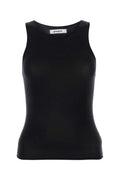 Black nylon Galu tank top 1