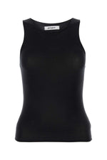 Black nylon Galu tank top 1