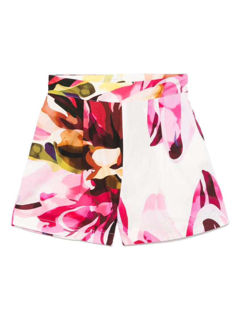 Pink Printed Shorts 1