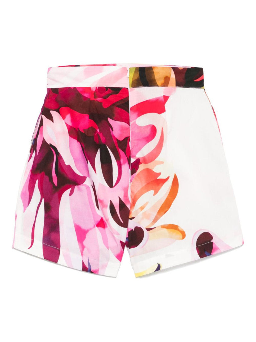 Pink Printed Shorts 2