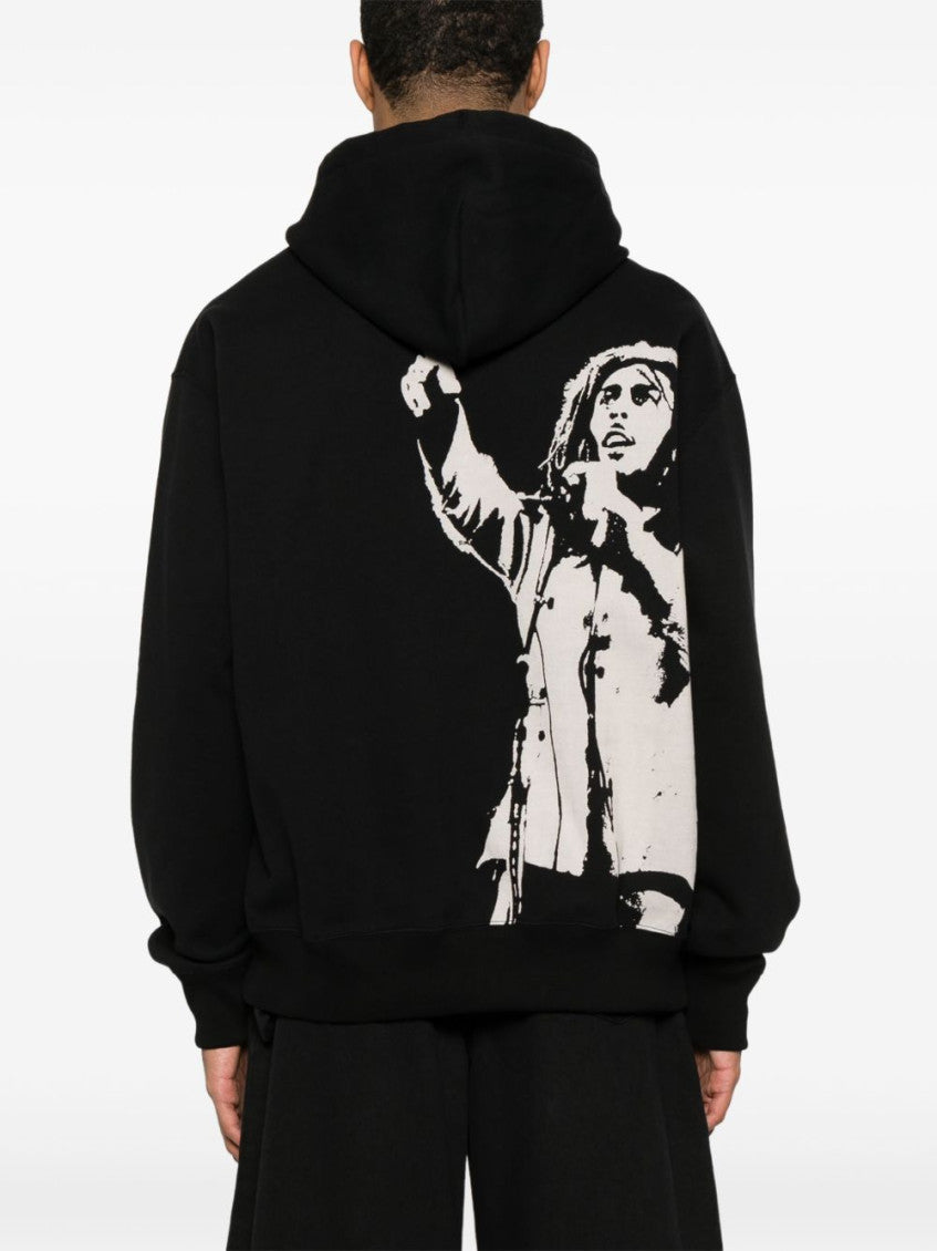 Black Cotton Hoodie 2