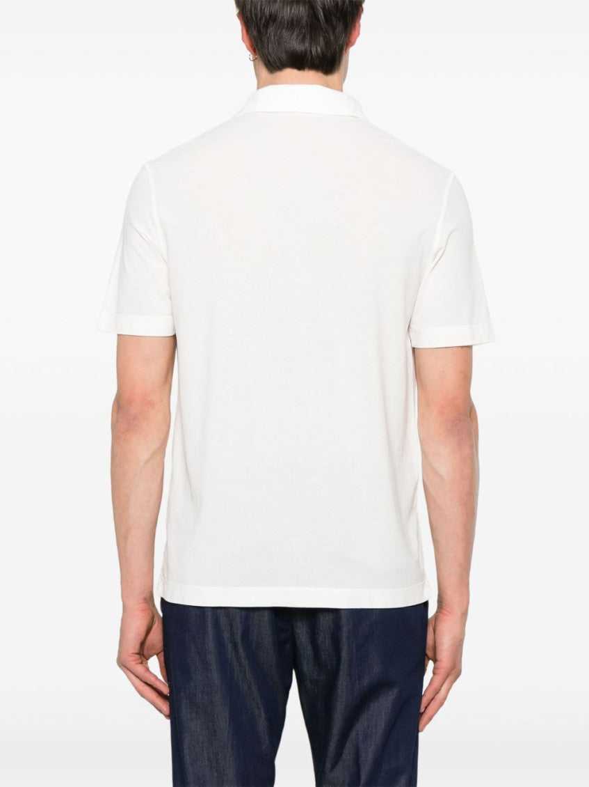 White Cotton polo shirt 2