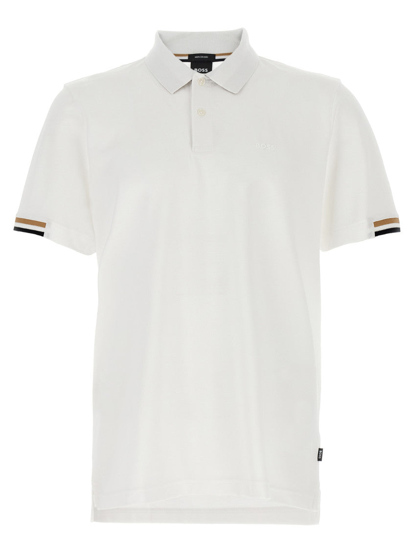 White Short Sleeves Polo 1