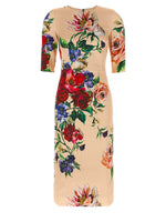Pink Floral-print Dress 1
