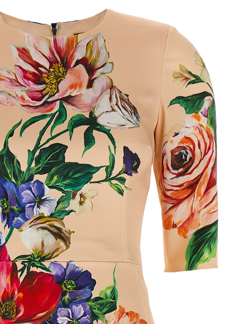 Pink Floral-print Dress 3