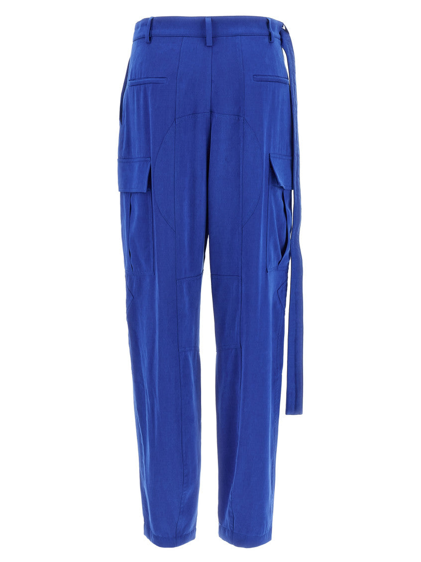 Blue Cargo pants 2