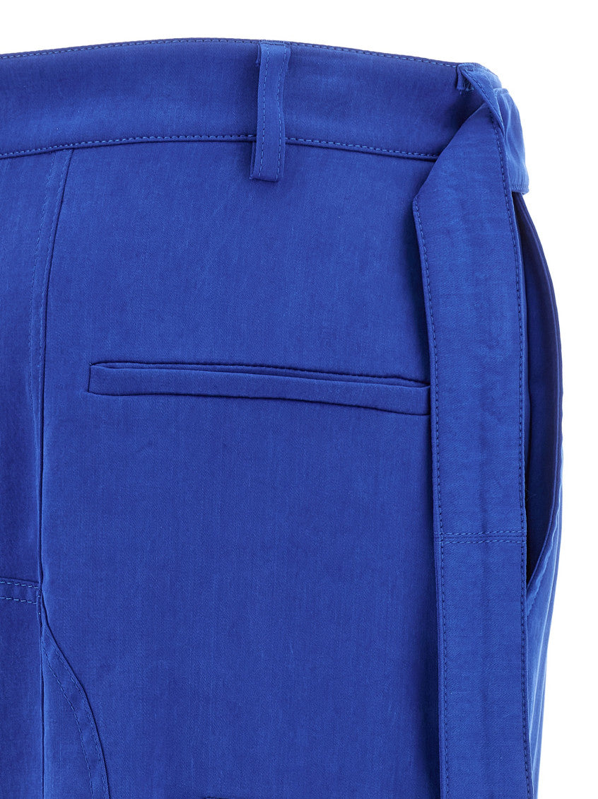 Blue Cargo pants 4