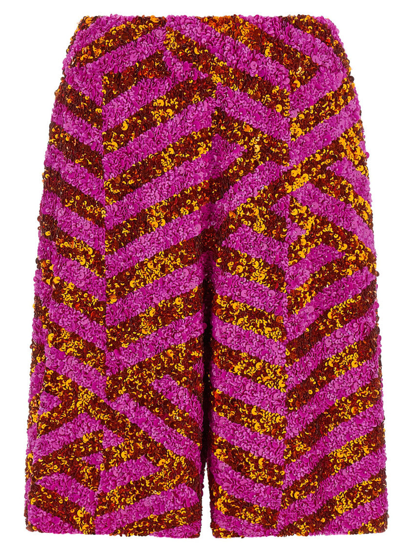 Multicolor 'Pomy Bis' Bermuda Shorts 1