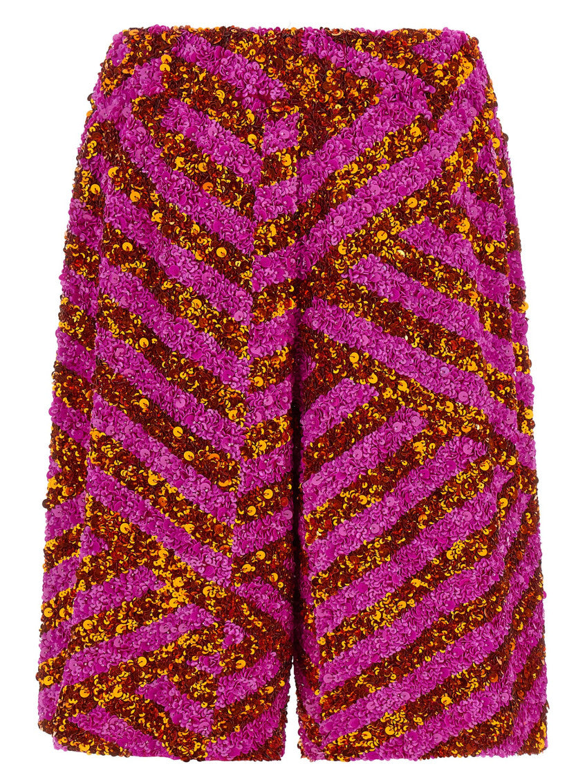 Multicolor 'Pomy Bis' Bermuda Shorts 2