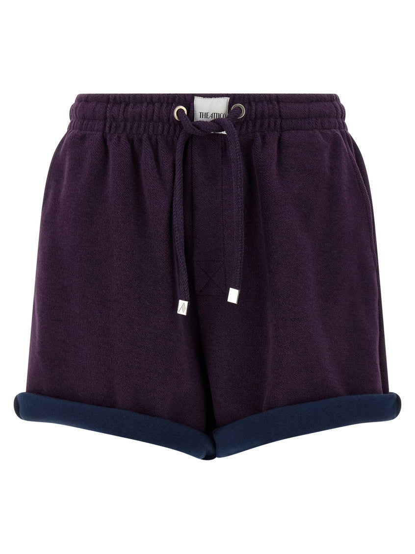 Purple American Cotton Shorts 1