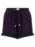 Purple American Cotton Shorts 1