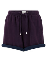 Purple American Cotton Shorts 1