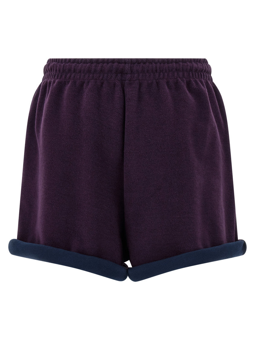 Purple American Cotton Shorts 2
