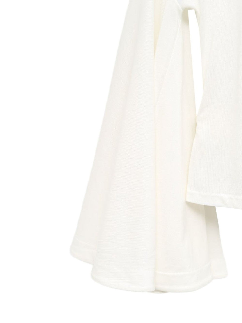 White Wrapped Tie Fastening Top 3