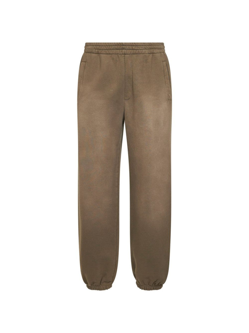 Beige Wide leg Cotton Trouser 1