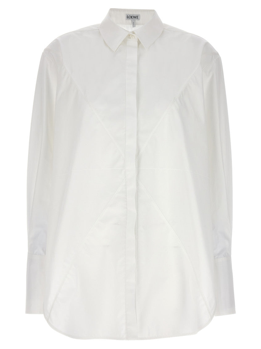 White Puzzle Fold Shirt 1